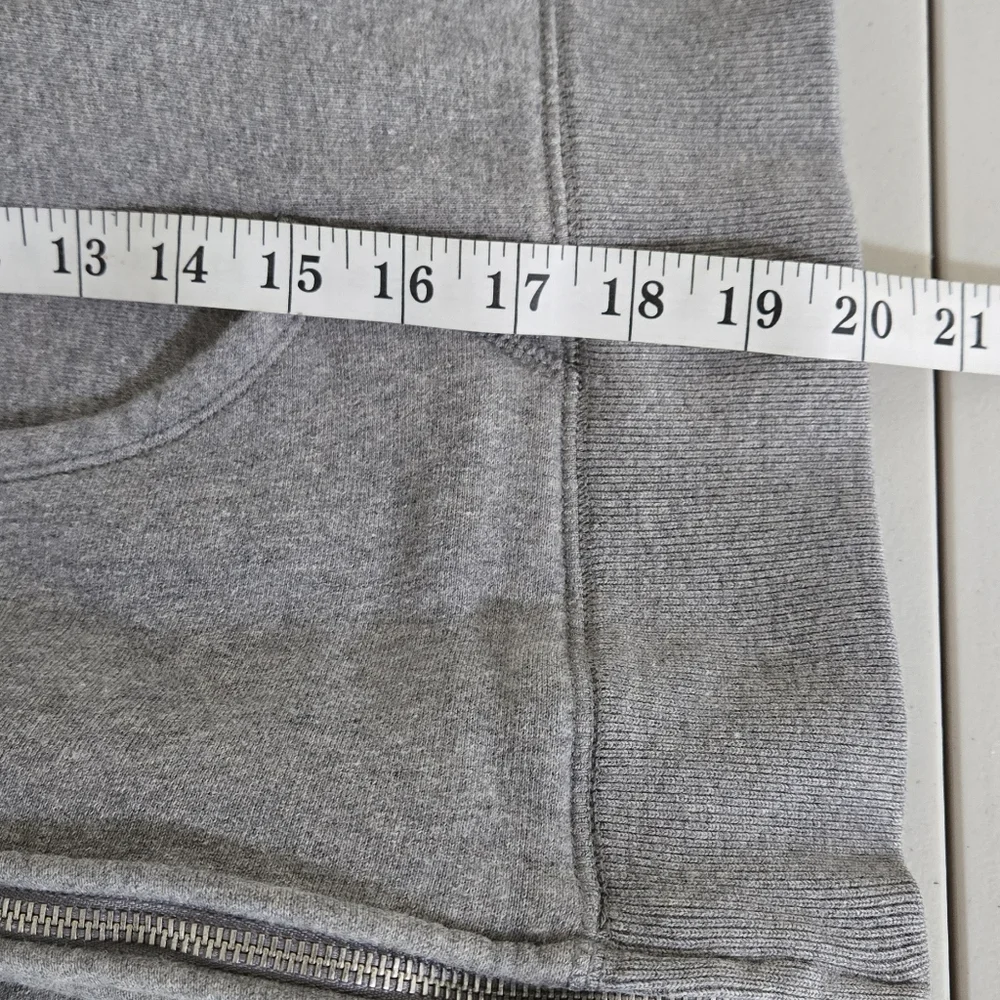 Polo Ralph Lauren Heather Gray Zip Up Sweatshirt Hoodie Size XL - Picture 6 of 11